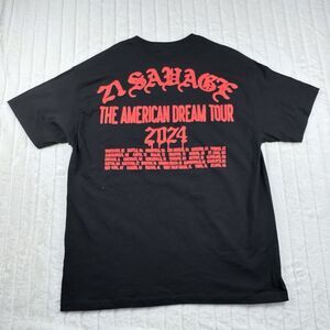 21 savage American Dream Tour T-Shirt Men XL Double Sided Print White House Rap